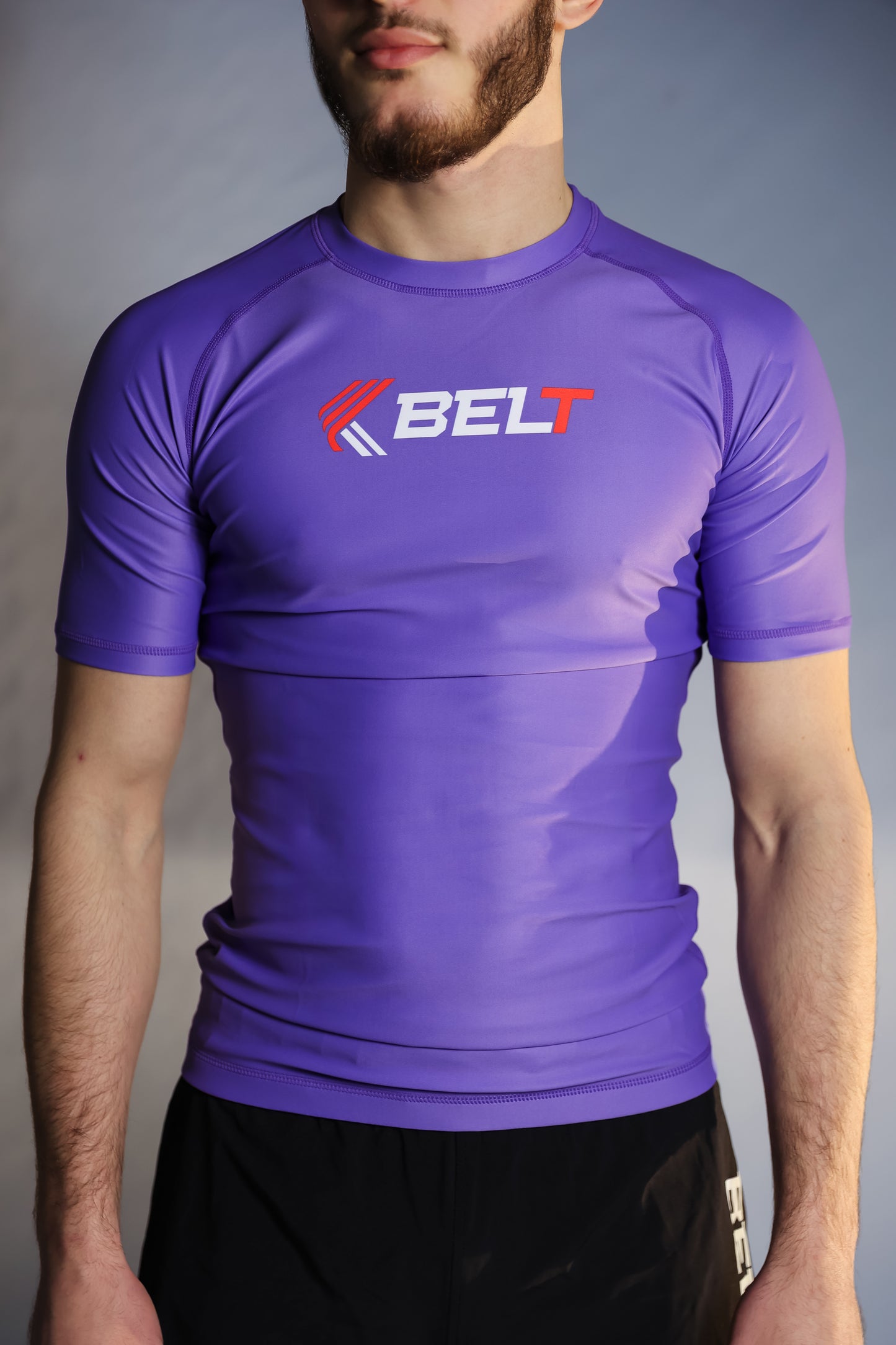 PURPLE RANKED RASHGUARD