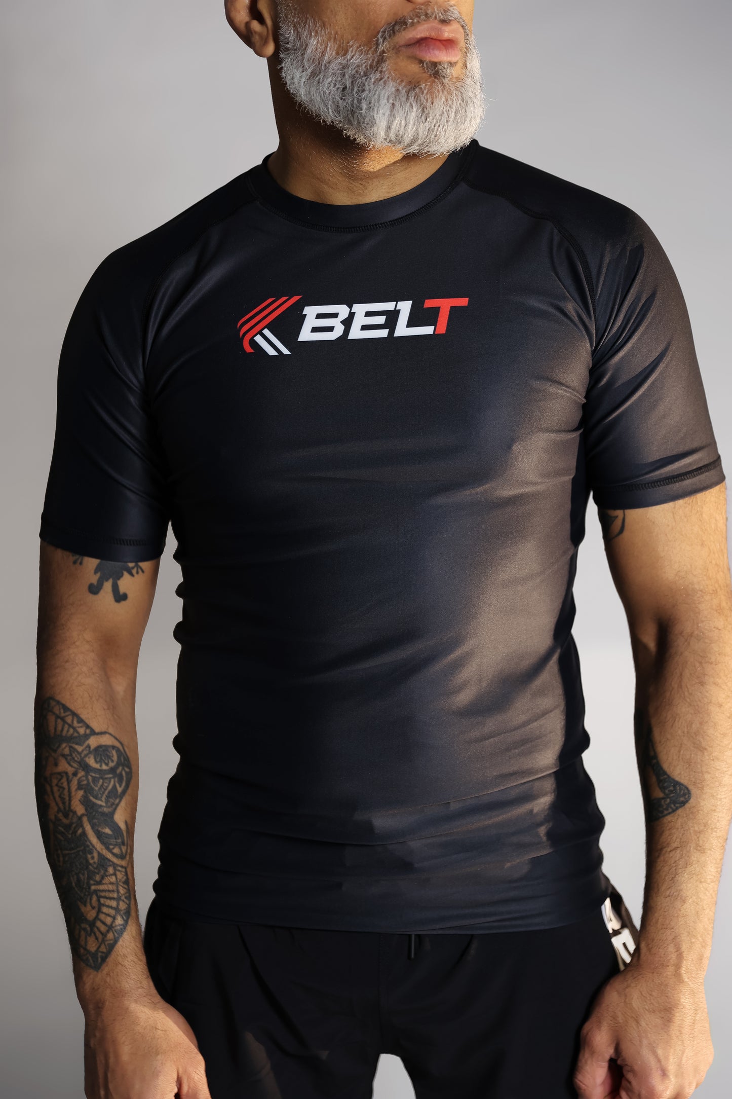 BLACK RANKED RASHGUARD