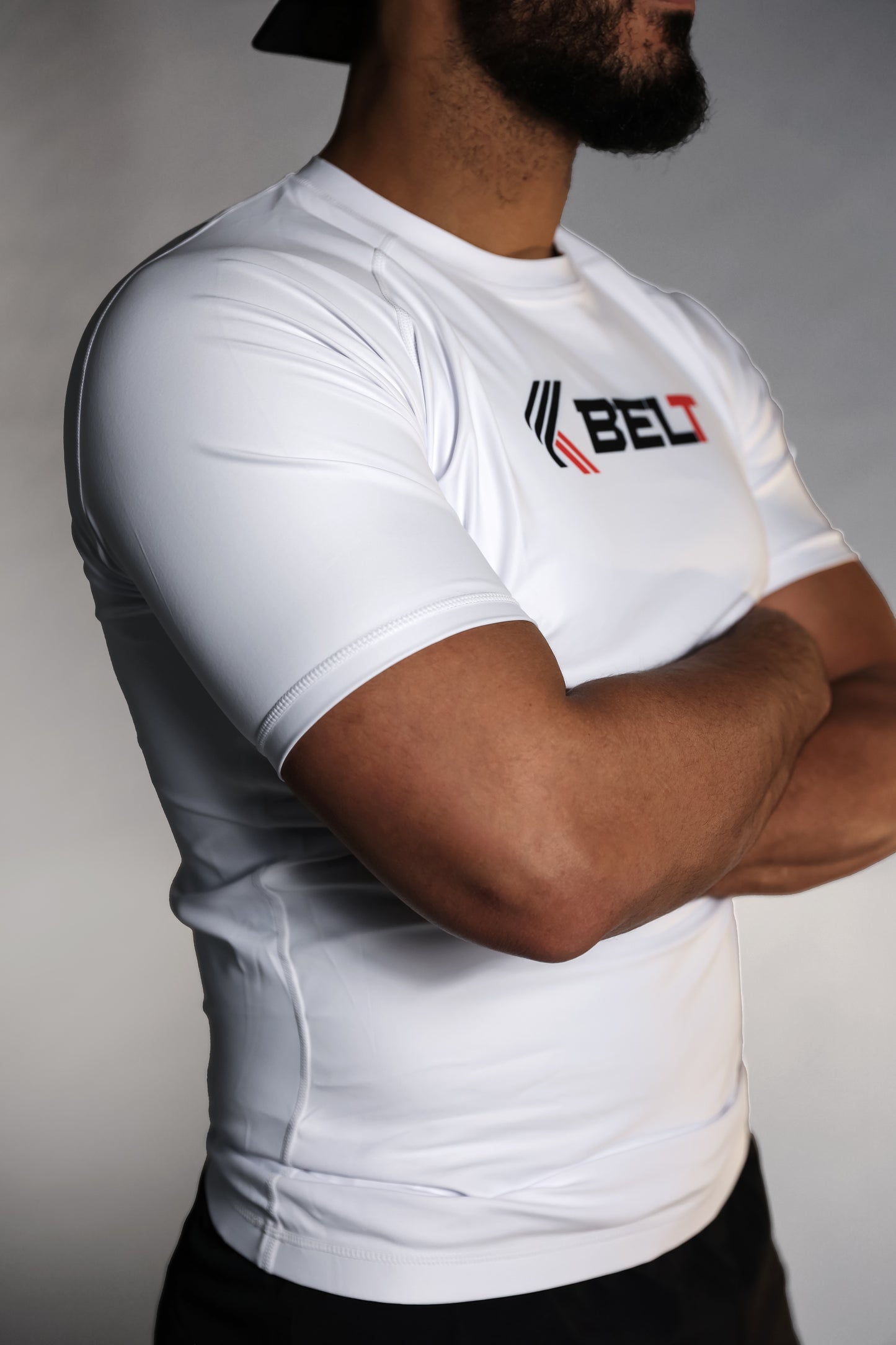 WHITE RANKED RASHGUARD